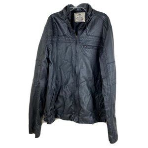 Chor Jacket Men’s XL Moto Polyurethane Biker Jacket Soft Supple-see Descrip GUC